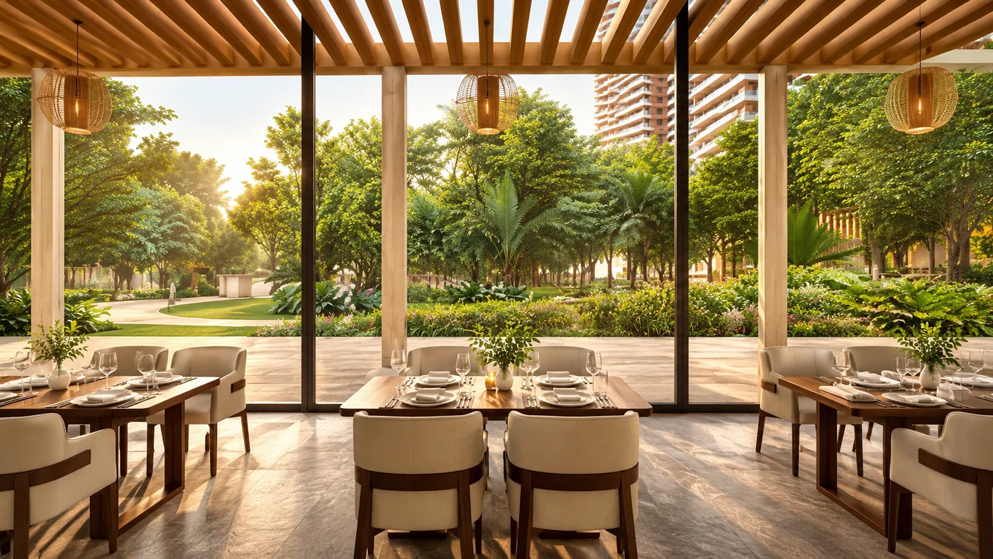 Premium residence dining and hospitality interior